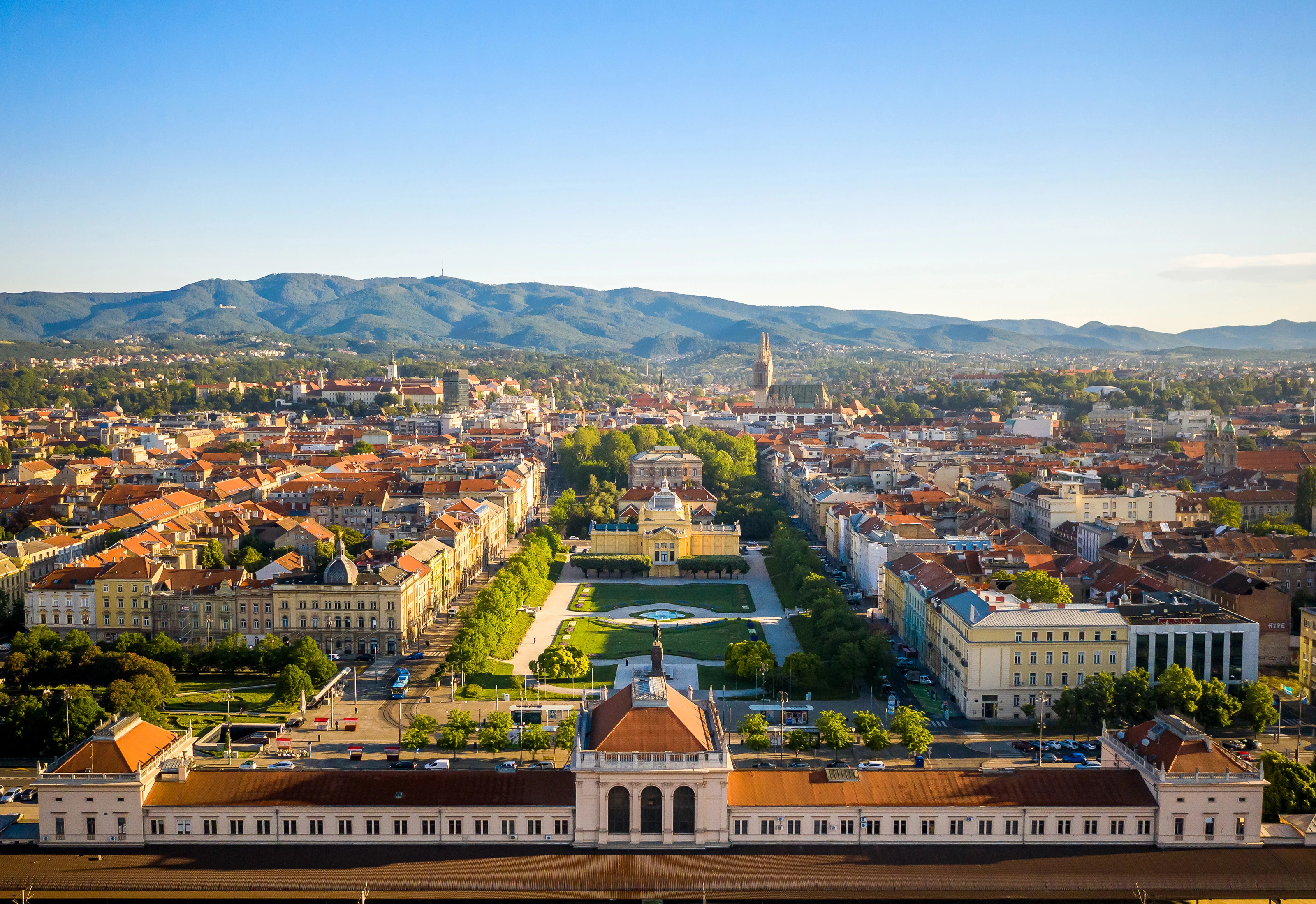 Panoramski pogled na Zagreb