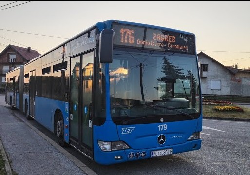 ZET autobus u blizini projekta Bistra Park